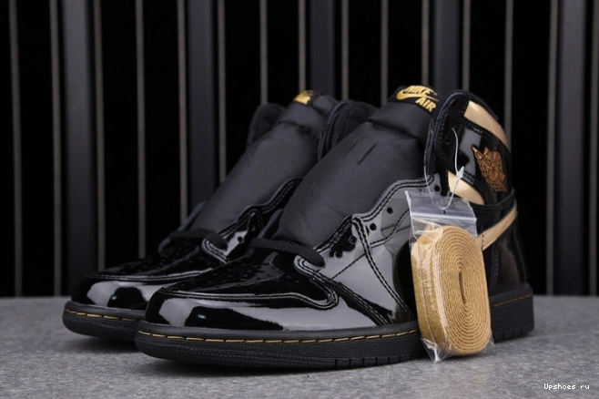 555088-032 (2020) 1 Air Jordan Gold High Metallic Black Retro 1224